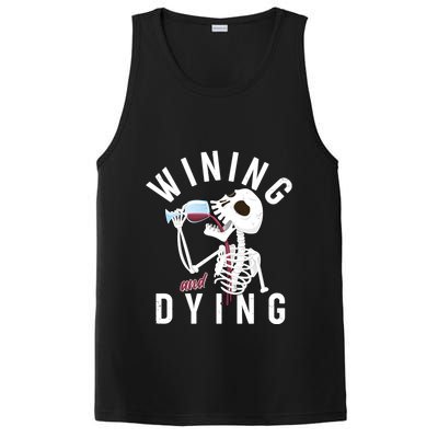 Funny Skeleton Wining And Dying PosiCharge Competitor Tank