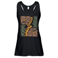 Floral Social Worker Lcsw And Lmsw Wildflower Social Work Ladies Essential Flowy Tank