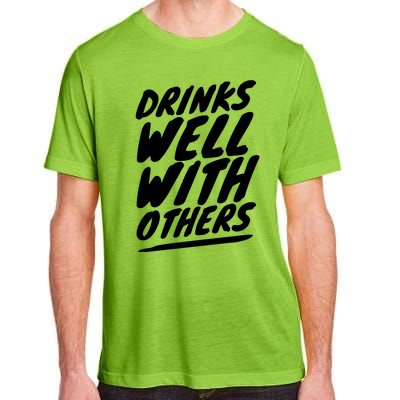 Funny S Well With Others Cute Gift Adult ChromaSoft Performance T-Shirt