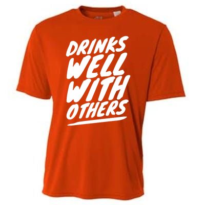 Funny S Well With Others Cute Gift Cooling Performance Crew T-Shirt