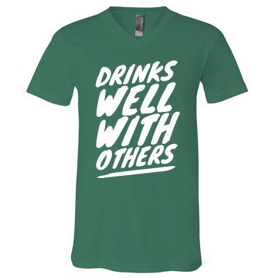 Funny S Well With Others Cute Gift V-Neck T-Shirt