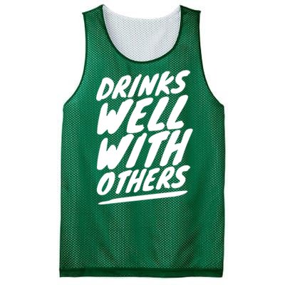 Funny S Well With Others Cute Gift Mesh Reversible Basketball Jersey Tank