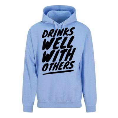 Funny S Well With Others Cute Gift Unisex Surf Hoodie