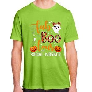 Faboolous Social Worker Funny Social Worker Halloween Adult ChromaSoft Performance T-Shirt