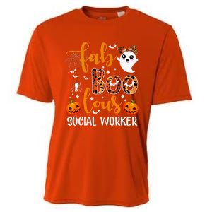 Faboolous Social Worker Funny Social Worker Halloween Cooling Performance Crew T-Shirt