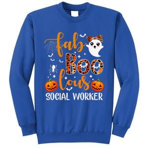 Faboolous Social Worker Funny Social Worker Halloween Sweatshirt