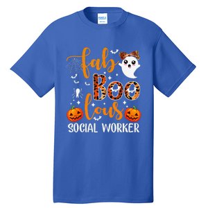 Faboolous Social Worker Funny Social Worker Halloween Tall T-Shirt