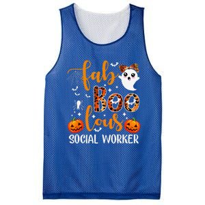 Faboolous Social Worker Funny Social Worker Halloween Mesh Reversible Basketball Jersey Tank