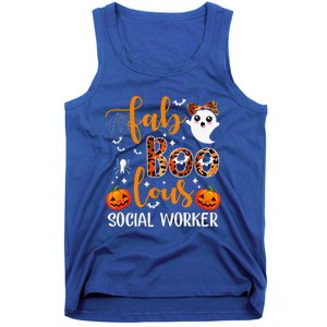 Faboolous Social Worker Funny Social Worker Halloween Tank Top