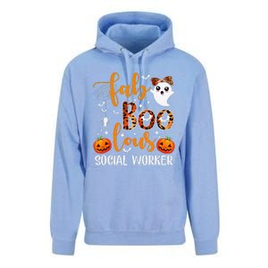 Faboolous Social Worker Funny Social Worker Halloween Unisex Surf Hoodie