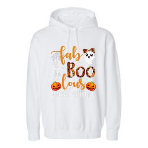 Faboolous Social Worker Funny Social Worker Halloween Garment-Dyed Fleece Hoodie