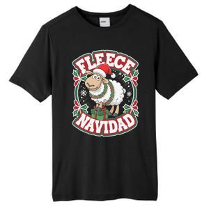 Funny Shee.P Winter Christmas Fleece Navidad Tall Fusion ChromaSoft Performance T-Shirt