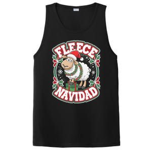 Funny Shee.P Winter Christmas Fleece Navidad PosiCharge Competitor Tank