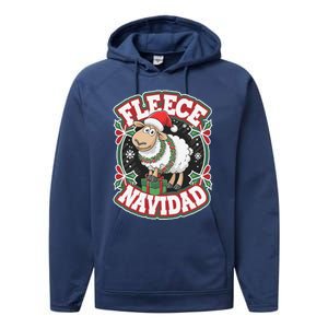 Funny Shee.P Winter Christmas Fleece Navidad Performance Fleece Hoodie