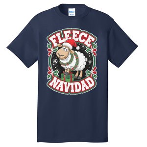 Funny Shee.P Winter Christmas Fleece Navidad Tall T-Shirt