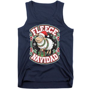 Funny Shee.P Winter Christmas Fleece Navidad Tank Top