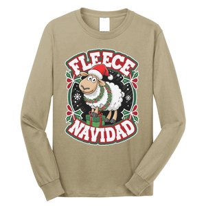 Funny Shee.P Winter Christmas Fleece Navidad Long Sleeve Shirt