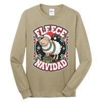 Funny Shee.P Winter Christmas Fleece Navidad Tall Long Sleeve T-Shirt