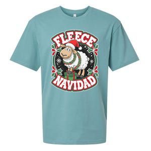 Funny Shee.P Winter Christmas Fleece Navidad Sueded Cloud Jersey T-Shirt