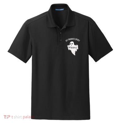 Favorite Spirit Whiskey Dry Zone Grid Polo