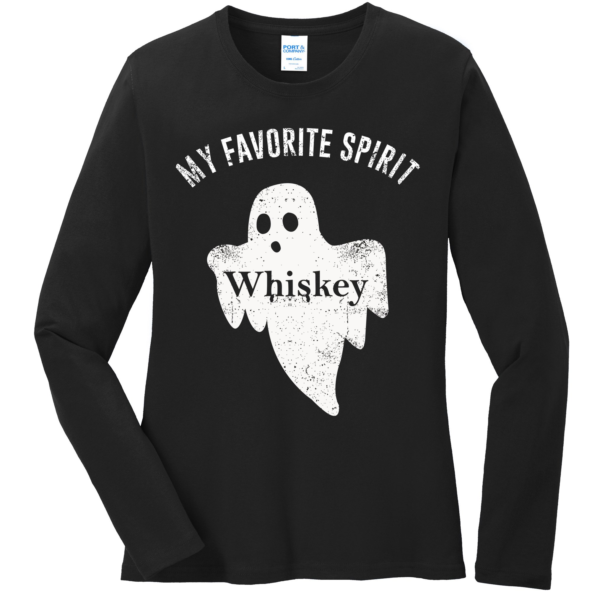 Favorite Spirit Whiskey Ladies Long Sleeve Shirt