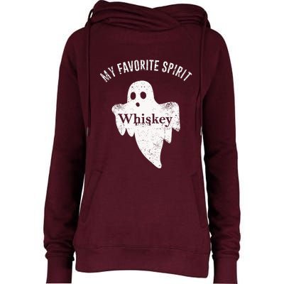 Favorite Spirit Whiskey Womens Funnel Neck Pullover Hood