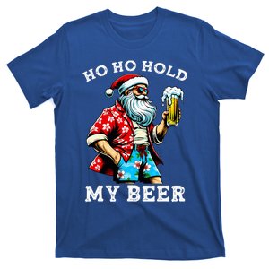 Funny Santa With Sunglasses And Beer Christmas In July T-Shirt