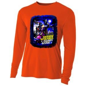 Funny Shadow Wizard Money Gang Cooling Performance Long Sleeve Crew