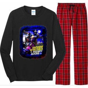 Funny Shadow Wizard Money Gang Long Sleeve Pajama Set