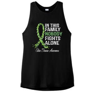 Family Support Warrior Fighter Celiac Disease Awareness Gift Ladies PosiCharge Tri-Blend Wicking Tank