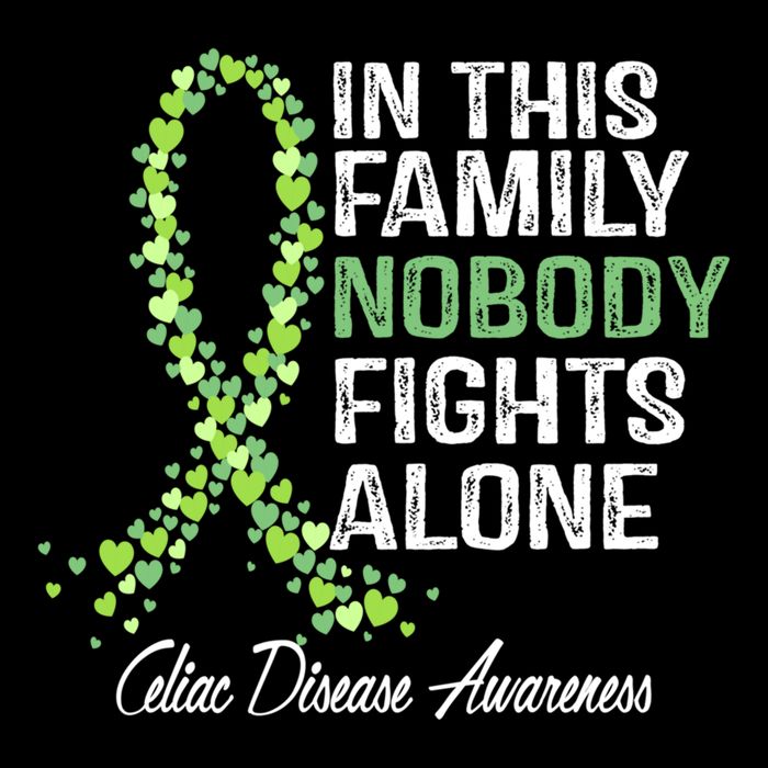 Family Support Warrior Fighter Celiac Disease Awareness Gift Drawstring Bag