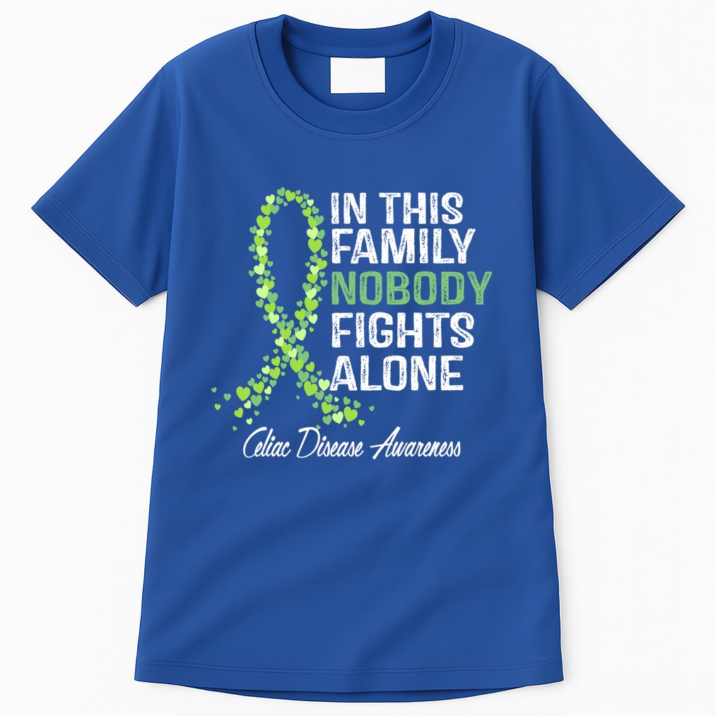 Family Support Warrior Fighter Celiac Disease Awareness Gift Tall T-Shirt