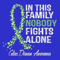 Family Support Warrior Fighter Celiac Disease Awareness Gift Tall T-Shirt