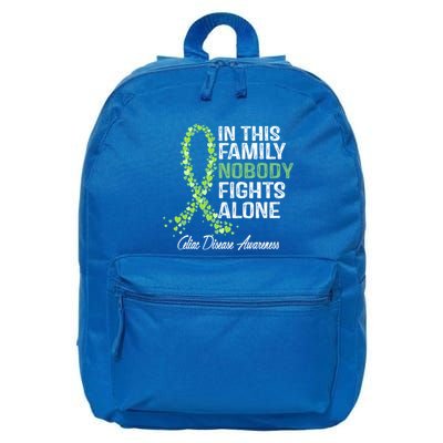 Family Support Warrior Fighter Celiac Disease Awareness Gift 16 in Basic Backpack