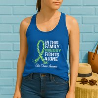 Family Support Warrior Fighter Celiac Disease Awareness Gift Womens Tank Top