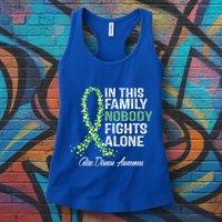 Family Support Warrior Fighter Celiac Disease Awareness Gift Womens Tank Top