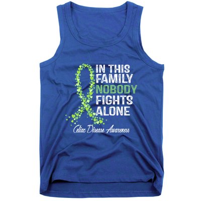 Family Support Warrior Fighter Celiac Disease Awareness Gift Tank Top