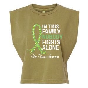 Family Support Warrior Fighter Celiac Disease Awareness Gift Garment-Dyed Women's Muscle Tee