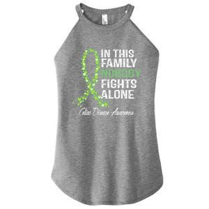 Family Support Warrior Fighter Celiac Disease Awareness Gift Women's Perfect Tri Rocker Tank