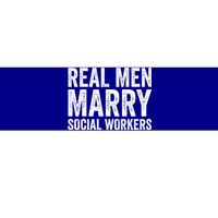 Funny Social Worker Gift Real Marry Social Workers Gift Bumper Sticker