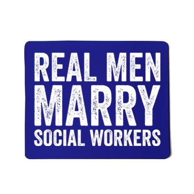 Funny Social Worker Gift Real Marry Social Workers Gift Mousepad