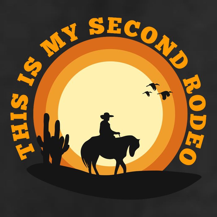 Funny Sarcastic Western This Is My Second Rodeo Cowboy 11oz C Handle Ceramic Mug