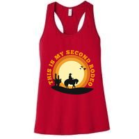 Funny Sarcastic Western This Is My Second Rodeo Cowboy Womens Tank Top