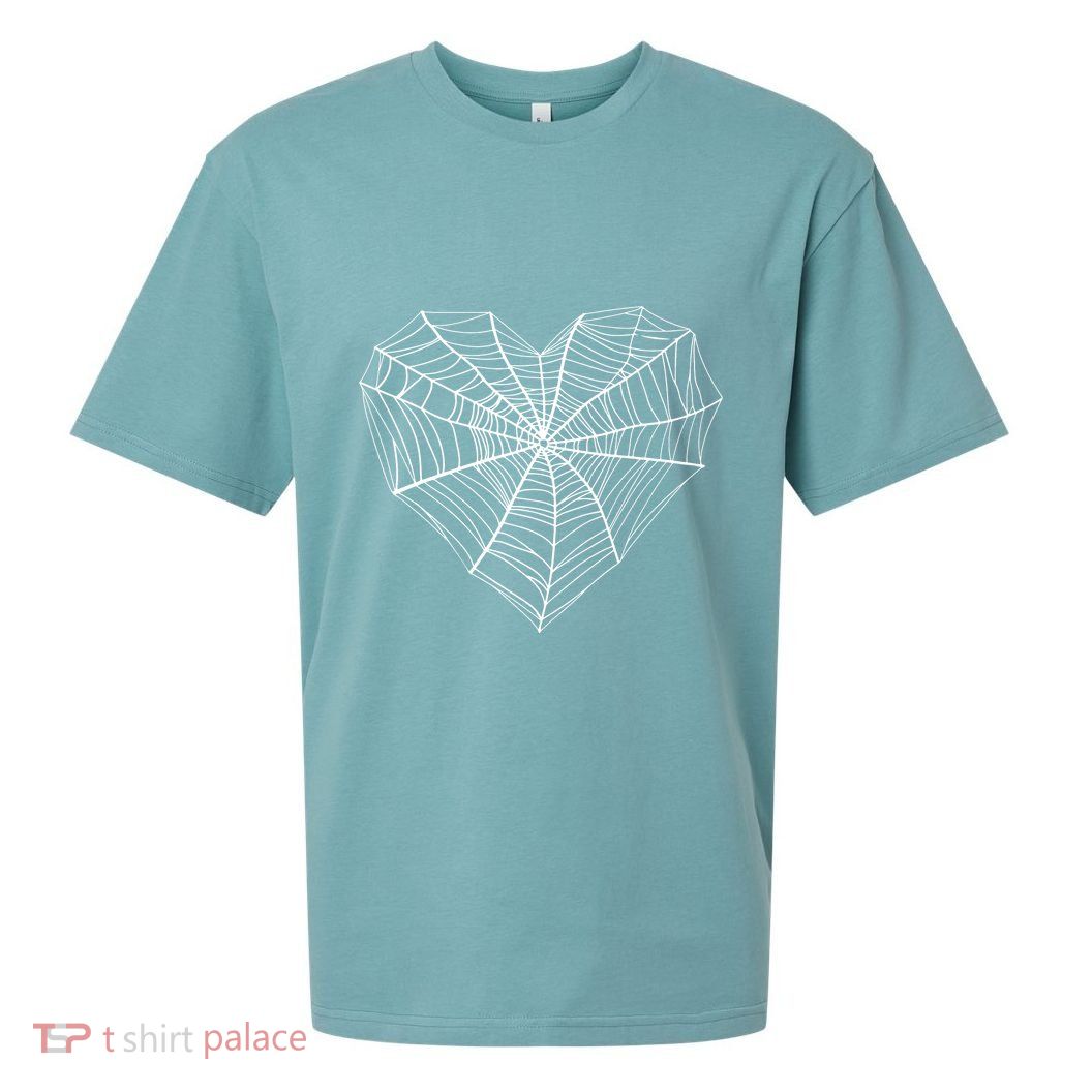 Funny Spider Web Design For Women Insect Web Lovers Sueded Cloud Jersey T-Shirt