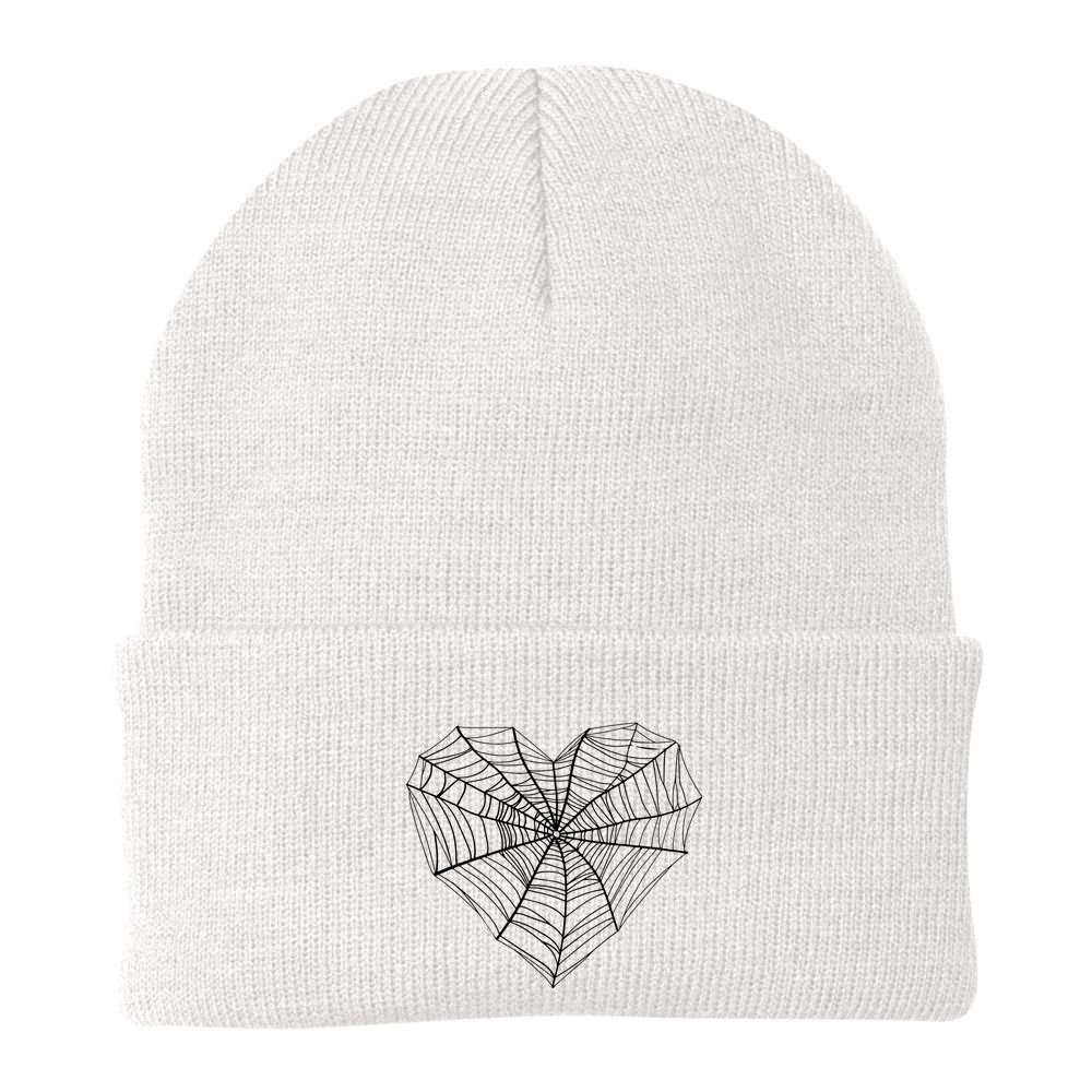 Funny Spider Web Design For Women Insect Web Lovers Beanie