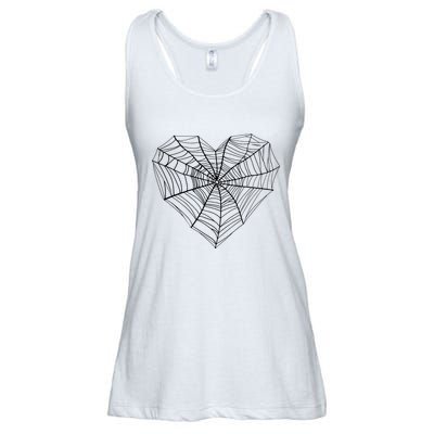Funny Spider Web Design For Women Insect Web Lovers Ladies Essential Flowy Tank