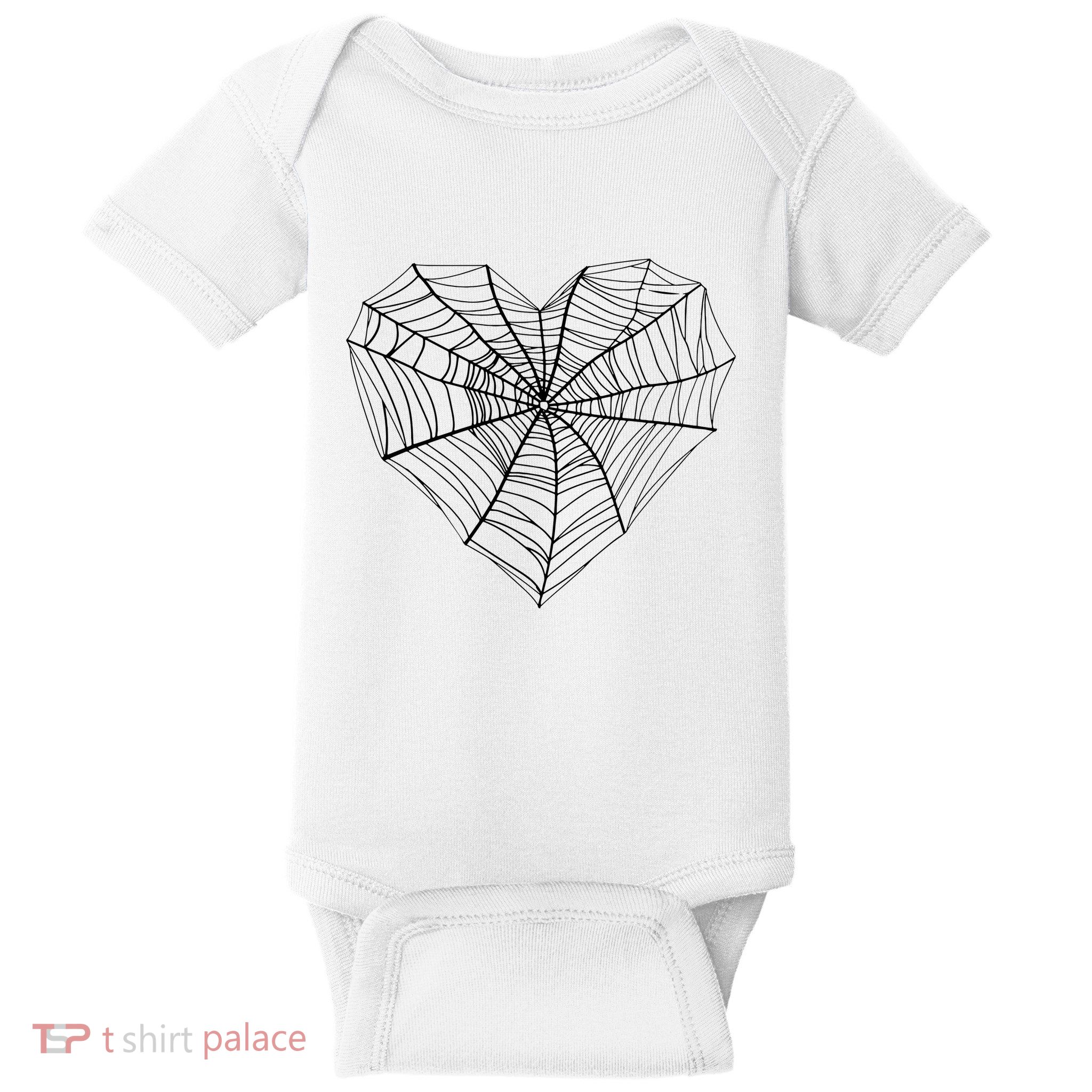 Funny Spider Web Design For Women Insect Web Lovers Baby Bodysuit