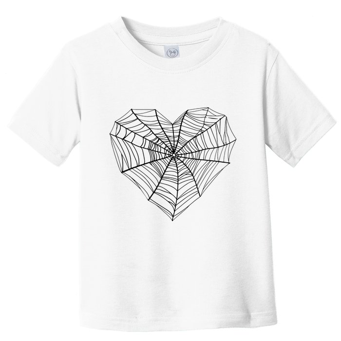 Funny Spider Web Design For Women Insect Web Lovers Toddler T-Shirt