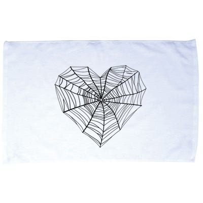 Funny Spider Web Design For Women Insect Web Lovers Microfiber Hand Towel
