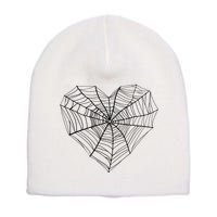 Funny Spider Web Design For Women Insect Web Lovers Short Acrylic Beanie